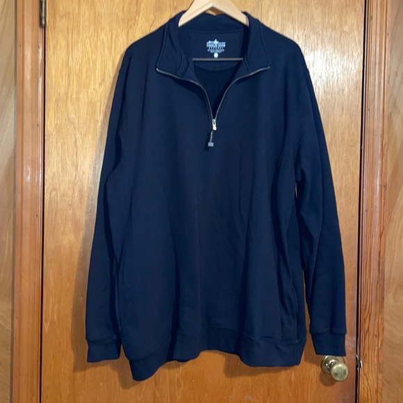 •CHARLES RIVER APPAREL•NWOT NAVY 1/4 ZIP PULLOVER SIZE 2XL - Picture 9 of 9